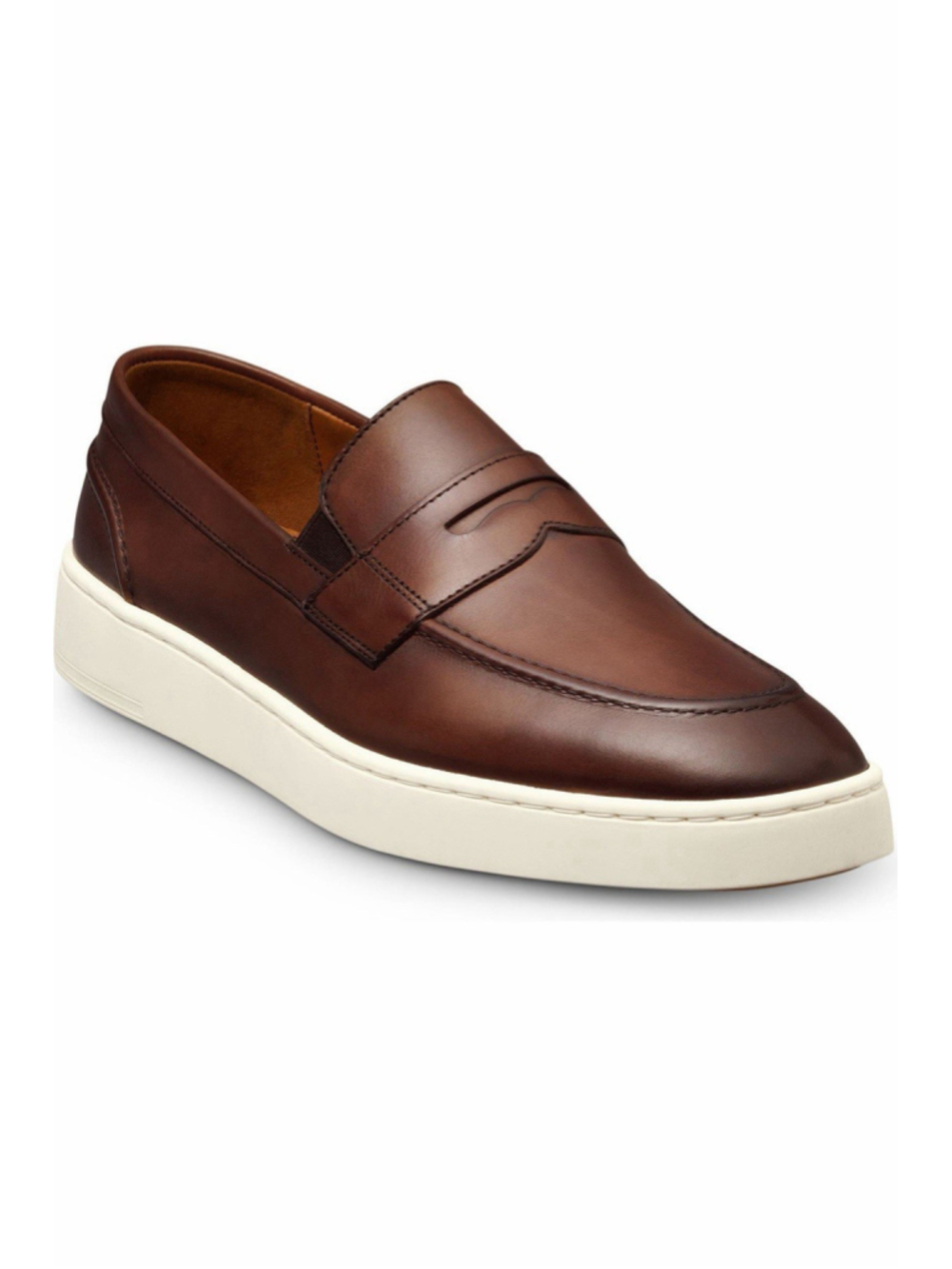 Allen Edmonds "RANDOLPH 2.0" Men's Penny Loafers Sneakers 10.5 EEE Dark Chili